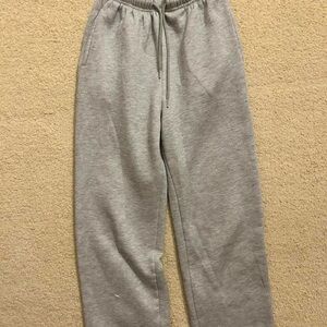 Grey sweatpants